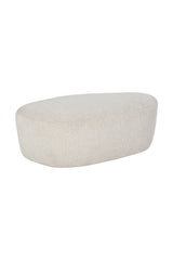 Curved Upholstered Ottoman by Splendido Soraya, alternate view 3