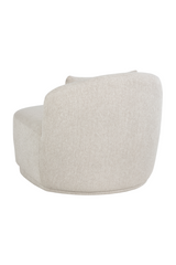 Armless Swivel Lounge Chair by Splendido Soraya Accent Chair, alternate view 5