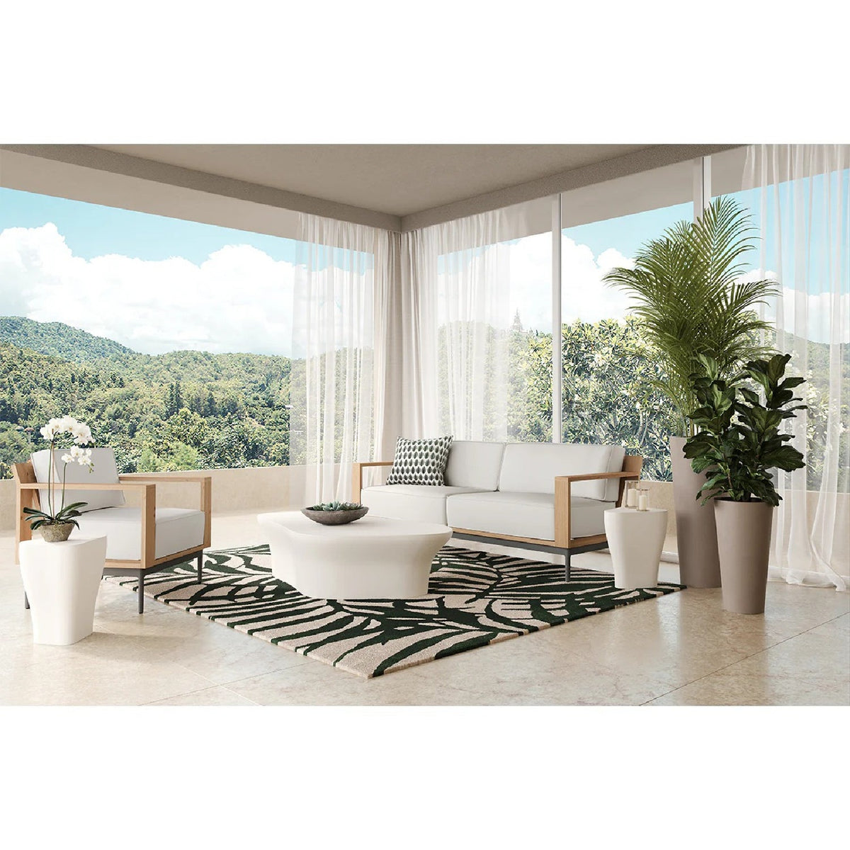 White Freeform Coffee Table by Splendido Dali, alternate view 11