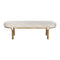 Oval Upholstered Bench by Splendido Gwen