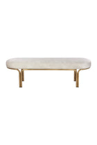 Oval Upholstered Bench by Splendido Gwen