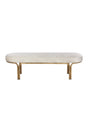 Oval Upholstered Bench by Splendido Gwen