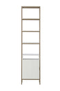 Cream Oak Modular Bookcase S by Splendido Ambrose