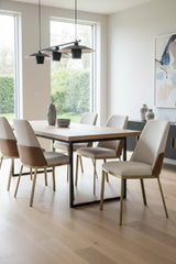 Leather Back Dining Chairs (2) by Splendido Marie, alternate view 2