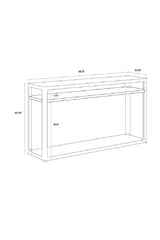 Solid Oak Console Table by Splendido Doncaster, alternate view 7