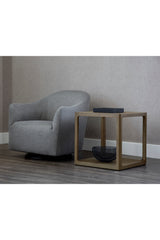 Solid Oak Square Side Table by Splendido Doncaster, alternate view 5