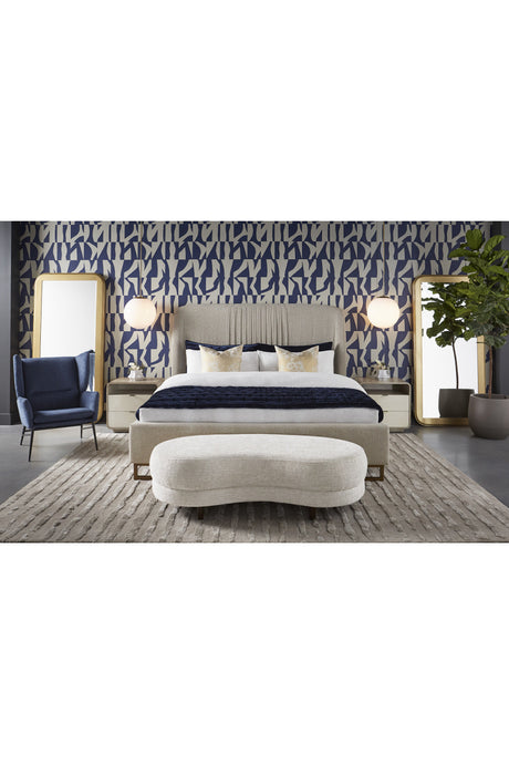 Cream Acacia 2-Drawer Nightstand by Splendido Kayden, alternate view 10