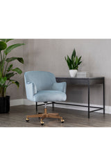 Boucle Swivel Office Chair by Splendido Karina, alternate view 23