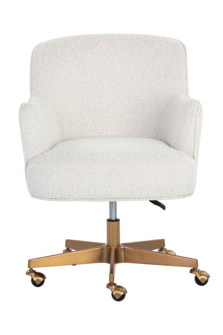 Boucle Swivel Office Chair by Splendido Karina