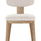 Cream Fabric Dining Chairs (2) by Splendido Rickett