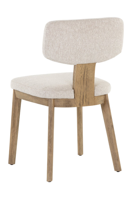 Cream Fabric Dining Chairs (2) by Splendido Rickett, alternate view 5