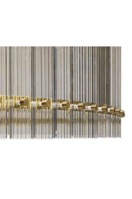 Clear Fluted Glass Chandelier L by Splendido Kore, alternate view 6