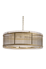 Clear Fluted Glass Chandelier L by Splendido Kore, alternate view 3