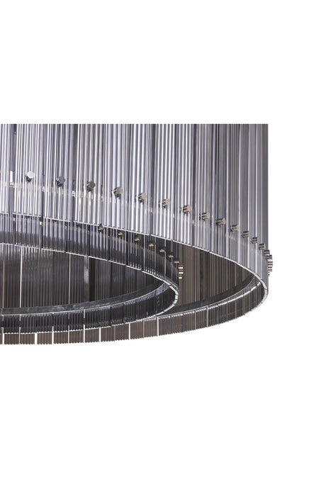 Clear Fluted Glass Chandelier L by Splendido Kore, alternate view 16