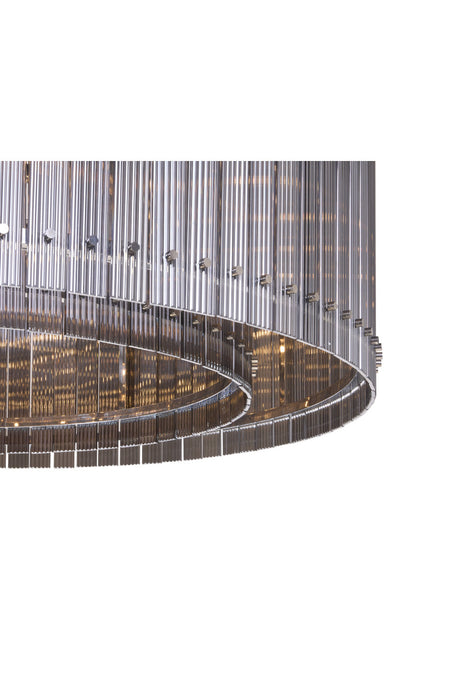 Clear Fluted Glass Chandelier L by Splendido Kore, alternate view 17
