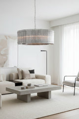Clear Fluted Glass Chandelier L by Splendido Kore, alternate view 11