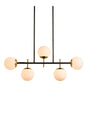 Frosted Glass Spheres Chandelier by Splendido Keiley