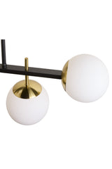 Frosted Glass Spheres Chandelier by Splendido Keiley, alternate view 7