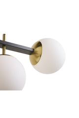 Frosted Glass Spheres Chandelier by Splendido Keiley, alternate view 9