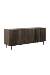 Taupe Fluted Wood Sideboard by Splendido Carlin, alternate view 7