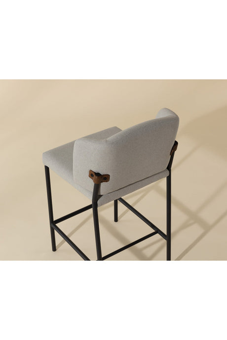 Light Gray Counter Stool by Splendido Pearce, alternate view 11