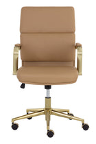 Gold Frame Upholstered Office Chair by Splendido Kleo, alternate view 10