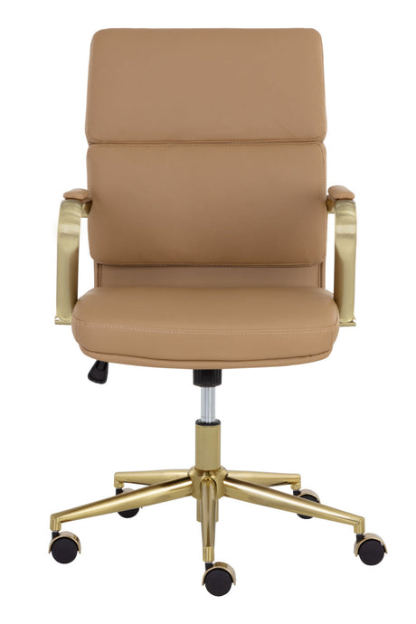 Gold Frame Upholstered Office Chair by Splendido Kleo, alternate view 10