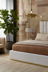 Gold Tubes Chandelier by Splendido Spira, alternate view 2