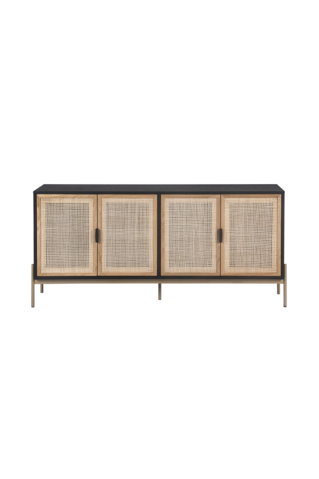Natural Rattan 4-Door Sideboard by Splendido Avida