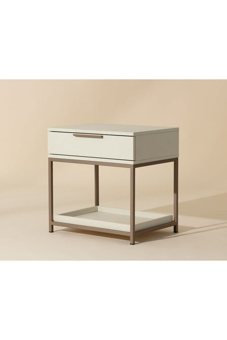 1-Drawer Oak Nightstand S by Splendido Rebel, alternate view 9