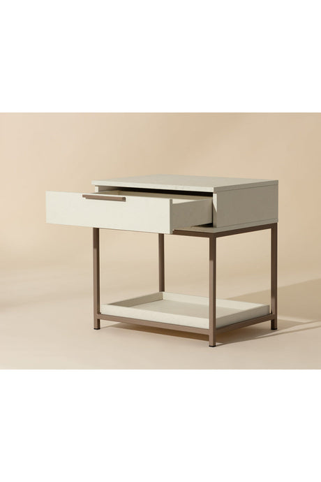 1-Drawer Oak Nightstand S by Splendido Rebel, alternate view 10