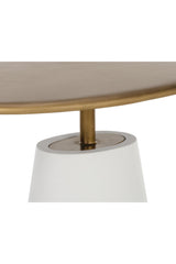 Oval Brass Indoor/Outdoor Side Table by Splendido Kadin, alternate view 6