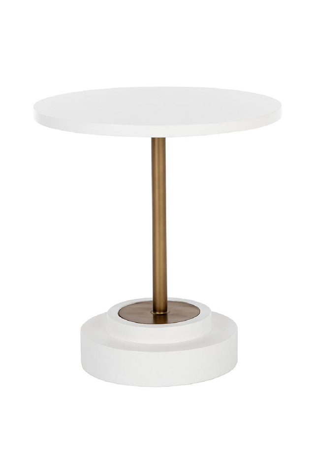 Round Indoor/Outdoor Concrete Bistro Table by Splendido Marlowe Outdoor Dining Table