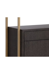 Brown Solid Oak Bookcase by Splendido Baldessara, alternate view 7