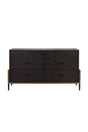 Brown Acacia 7-Drawer Dresser by Splendido Weldrick