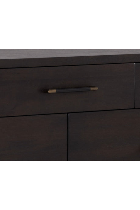 Brown Acacia 7-Drawer Dresser by Splendido Weldrick, alternate view 6