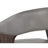 Gray Leather Look Office Chair by Splendido Leonce, alternate view 12