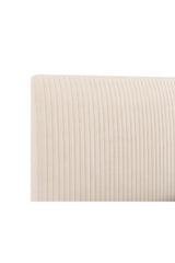 Cream Tufted King Bed by Splendido Harris, alternate view 4