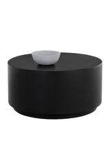 Black Cylindrical Indoor/Outdoor Coffee Table by Splendido Rubin, alternate view 3