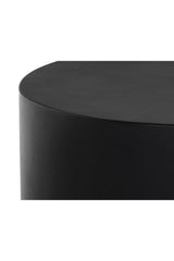 Black Cylindrical Indoor/Outdoor Coffee Table by Splendido Rubin, alternate view 4