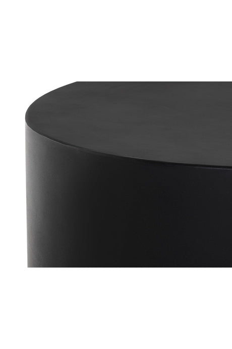Black Cylindrical Indoor/Outdoor Coffee Table by Splendido Rubin, alternate view 4