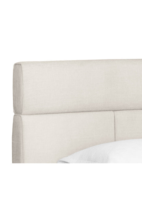 Tufted Cream King Bed by Splendido Beckham, alternate view 3