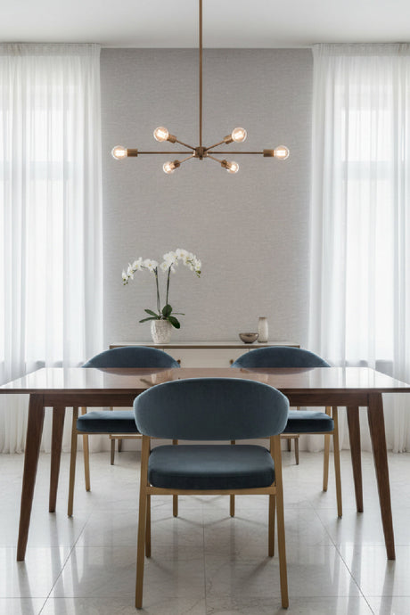 Blue Channeled Back Dining Armchair by Splendido Burgos Dining Chair, alternate view 11