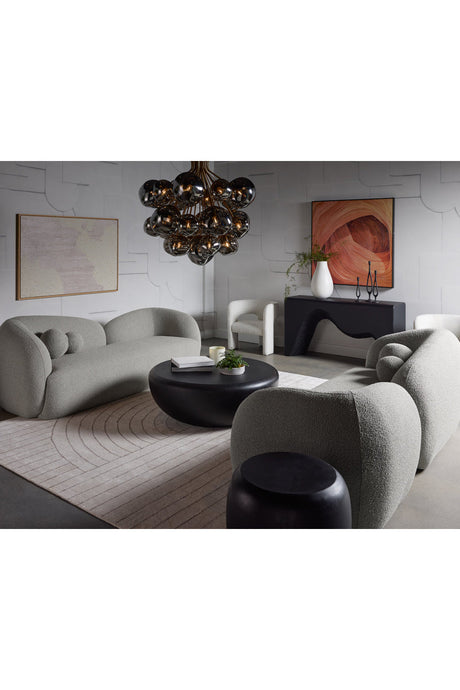Contemporary Round Indoor/Outdoor Coffee Table by Splendido Lolite, alternate view 15