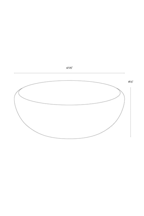 Contemporary Round Indoor/Outdoor Coffee Table by Splendido Lolite, alternate view 16