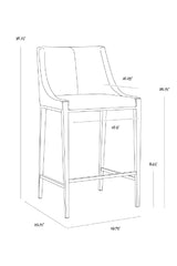 Mid-Century Counter Stool by Splendido Dionne, alternate view 18