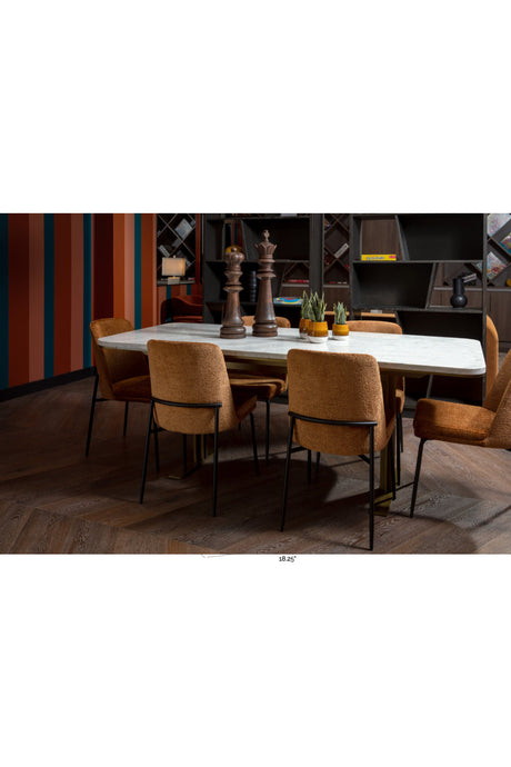 Brown Fabric Dining Chairs (2) by Splendido Zeke, alternate view 11