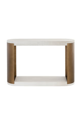 White Concrete Console Table by Splendido Cavette