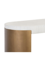White Concrete Console Table by Splendido Cavette, alternate view 5