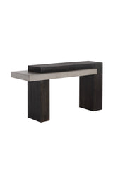 Rectangular Timber-Effect Indoor/Outdoor Console Table by Splendido Herriot, alternate view 6